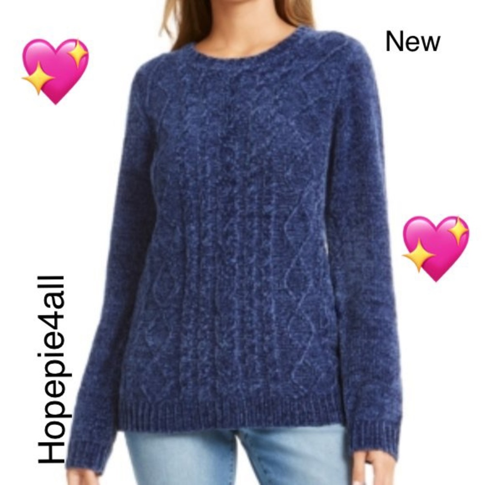 💖croft and barrow blue sweater💖